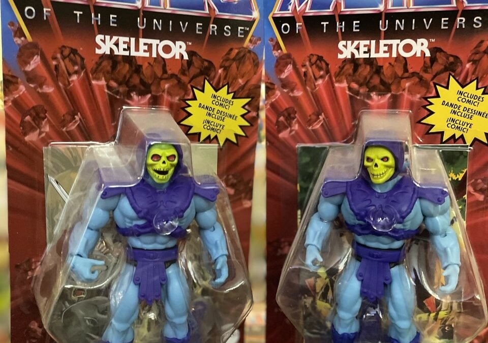 SKELETOR ORIGINS OPEN MOUTH & CLOSED MOUTH