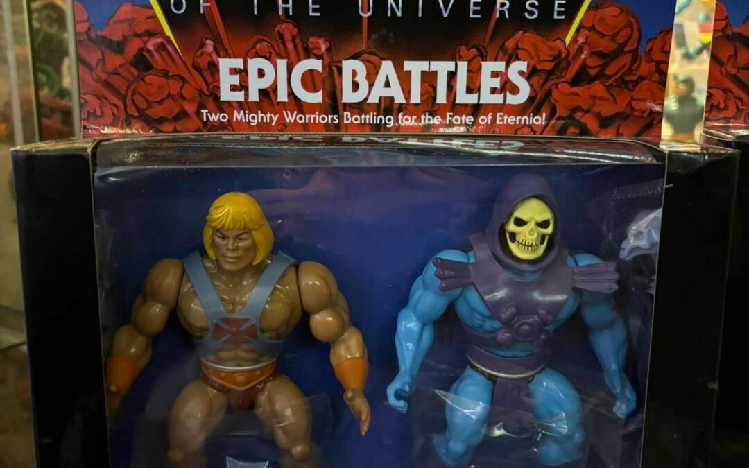 Epic Battles He-Man vs Skeletor SUPER7 VINTAGE