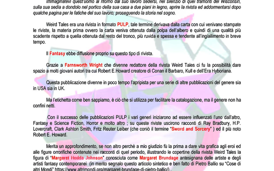 PUNTATA 1 – IL FANTASY DI MAX MASSIMO