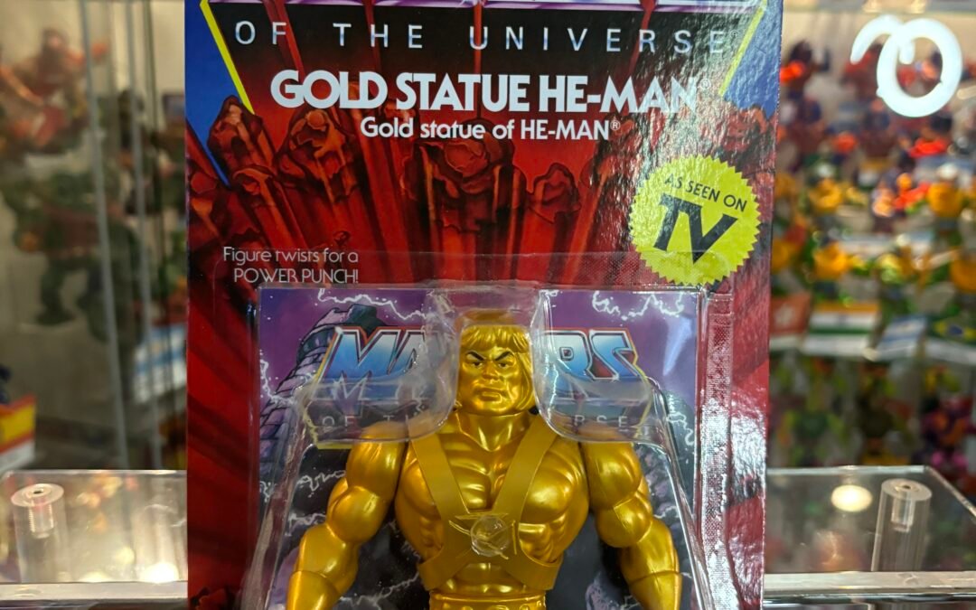 GOLD STATUE HE-MAN SUPER7 VINTAGE