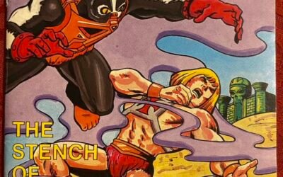 THE STENCH OF EVIL PRINTED IN FRANCE LANGUAGE ENGLISH, FRENCH ,GERMAN & ITALIAN SERIAL #8460 BY KAN KACAL COLLECTION