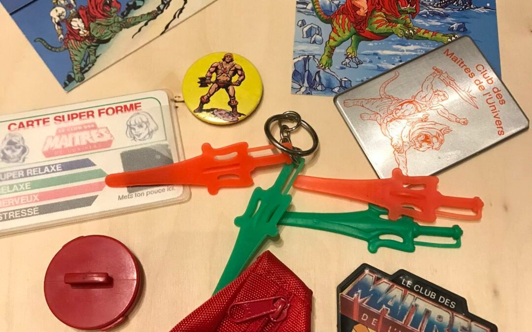 Gadget MOTU degli anni 1980…treno promozionale, sala cinematografica o club tematico ?