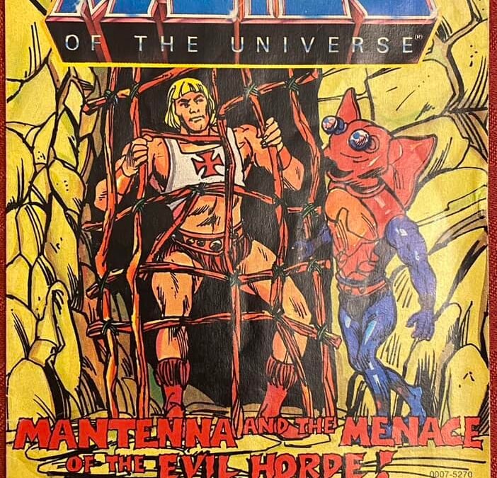 MANTENNA AND THE MENACE OF THE EVIL HORDE! PRINTED IN USA LANGUAGE ENGLISH SERIAL 5270 BY KAN KACAL COLLECTION