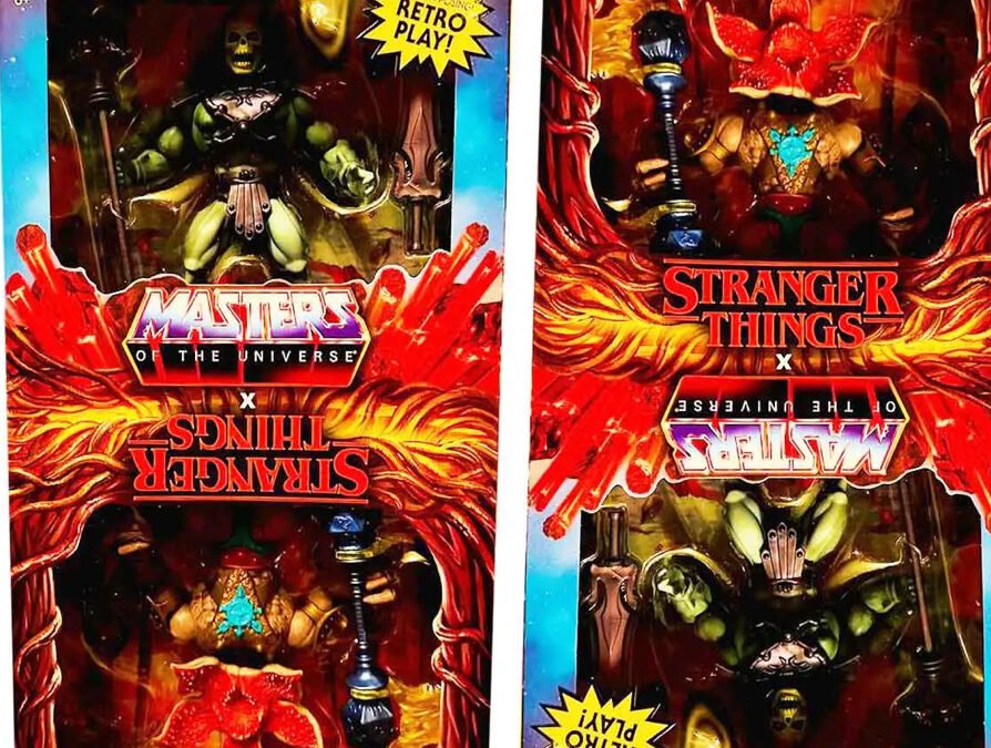 Skeletor e Demogorgon Esclusiva Target  MOTU Stranger Things