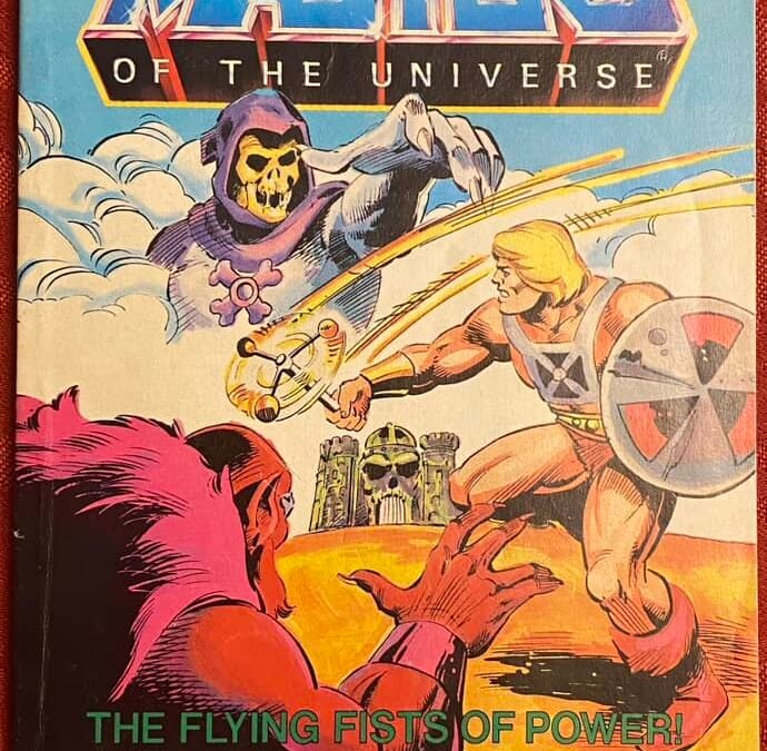 THE FLYING FISTS OF POWER! PRINTEND IN USA LANGUAGE ENGLISH, GERMAN, FRENCH & ITALIAN SERIAL NUMBER 8500  KEN KACAL COLLECTION
