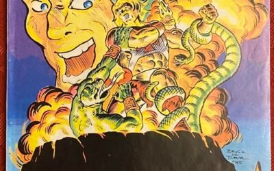 KING OF THE SNAKE MEN PRINTED MALAYSIA LANGUAGE ENGLISH, FRENCH, GERMAN & ITALIAN SERIAL NUMBER 8570  FROM KEN KACAL COLLECTION