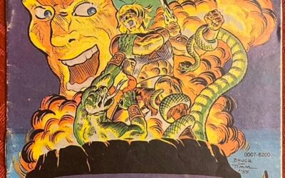 KING OF THE SNAKE MEN PRINTED IN INDIA LANGUAGE ENGLISH  SERIAL NUMBER 6200 BACK COVER 8-C  FROM KEN KACAL COLLECTION