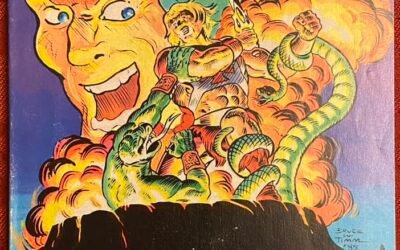 KING OF THE SNAKE MEN PRINTED USA  LANGUAGE ENGLISH, FRENCH, GERMAN & ITALIAN SERIAL NUMBER 8570 FROM KEN KACAL COLLECTION