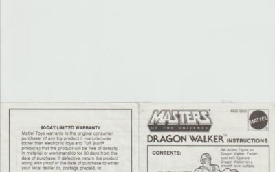 DRAGON WALKER ISTRUZIONI VINTAGE