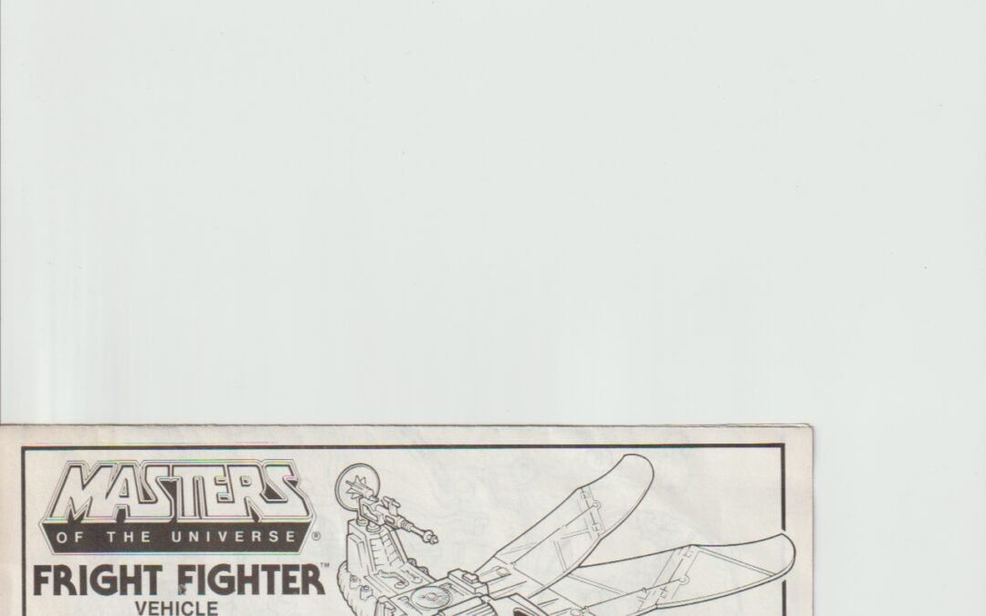 FRIGHT FIGHTER ISTRUZIONI VINTAGE