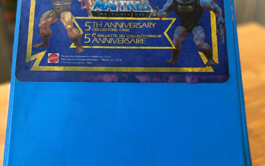 Collector case masters del universo 5° aniversario Canada 1986 Mattel