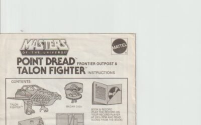 POINT DREAD & TALON FIGHTER ISTRUZIONI VINTAGE