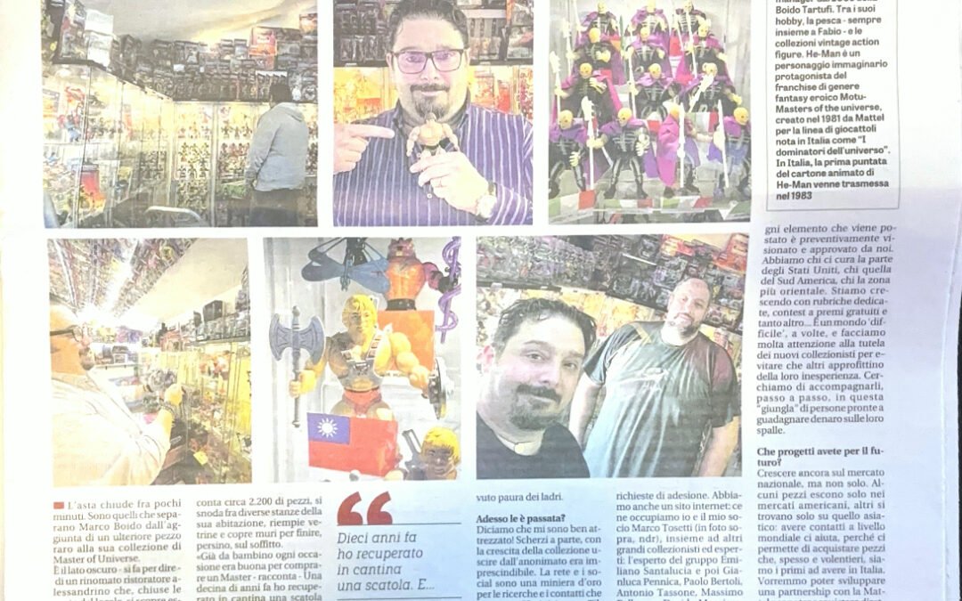 SI PARLA DEL GRUPPO SULLA CARTA STAMPATA